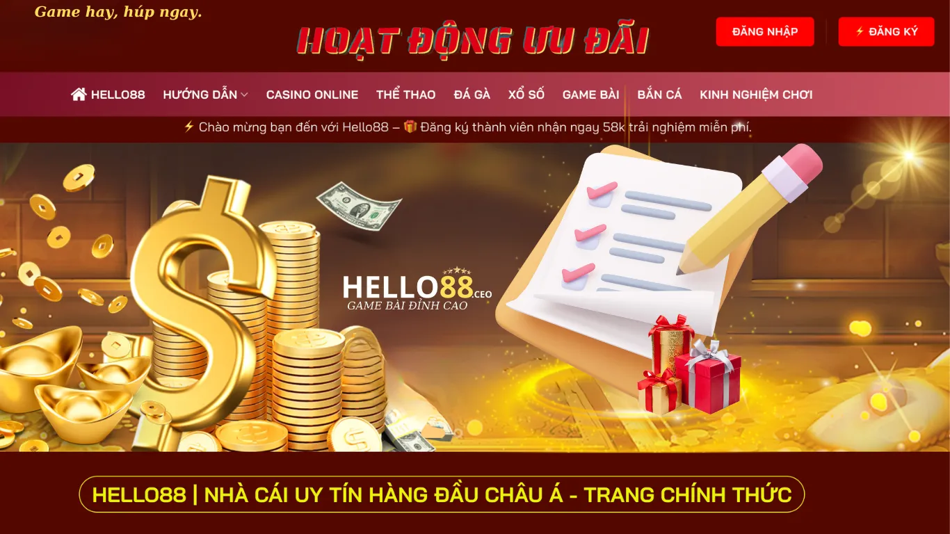 Những điều cần lưu ý khi nhận khuyến mãi Hello88.