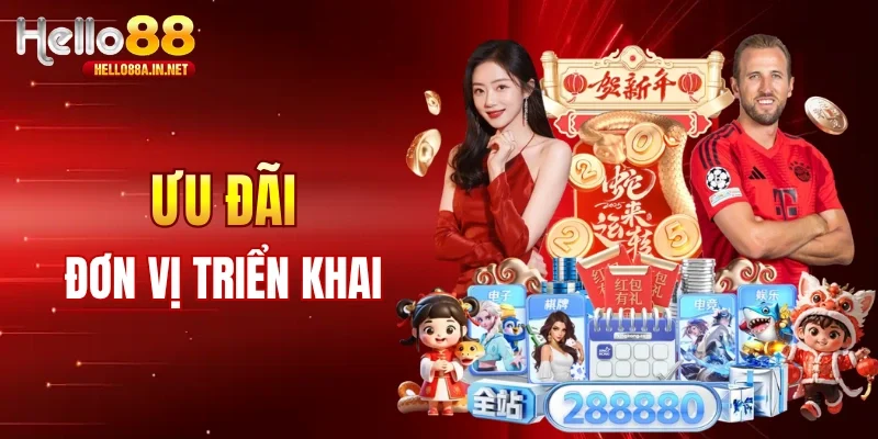 Tổng hợp ưu đãi Hello88 triển khai 